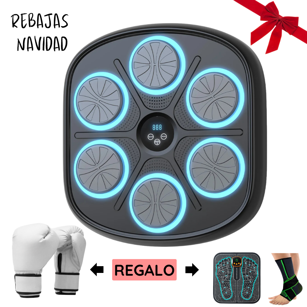 Maquina de Boxeo Musical con guantes de regalo - BoxiPro®